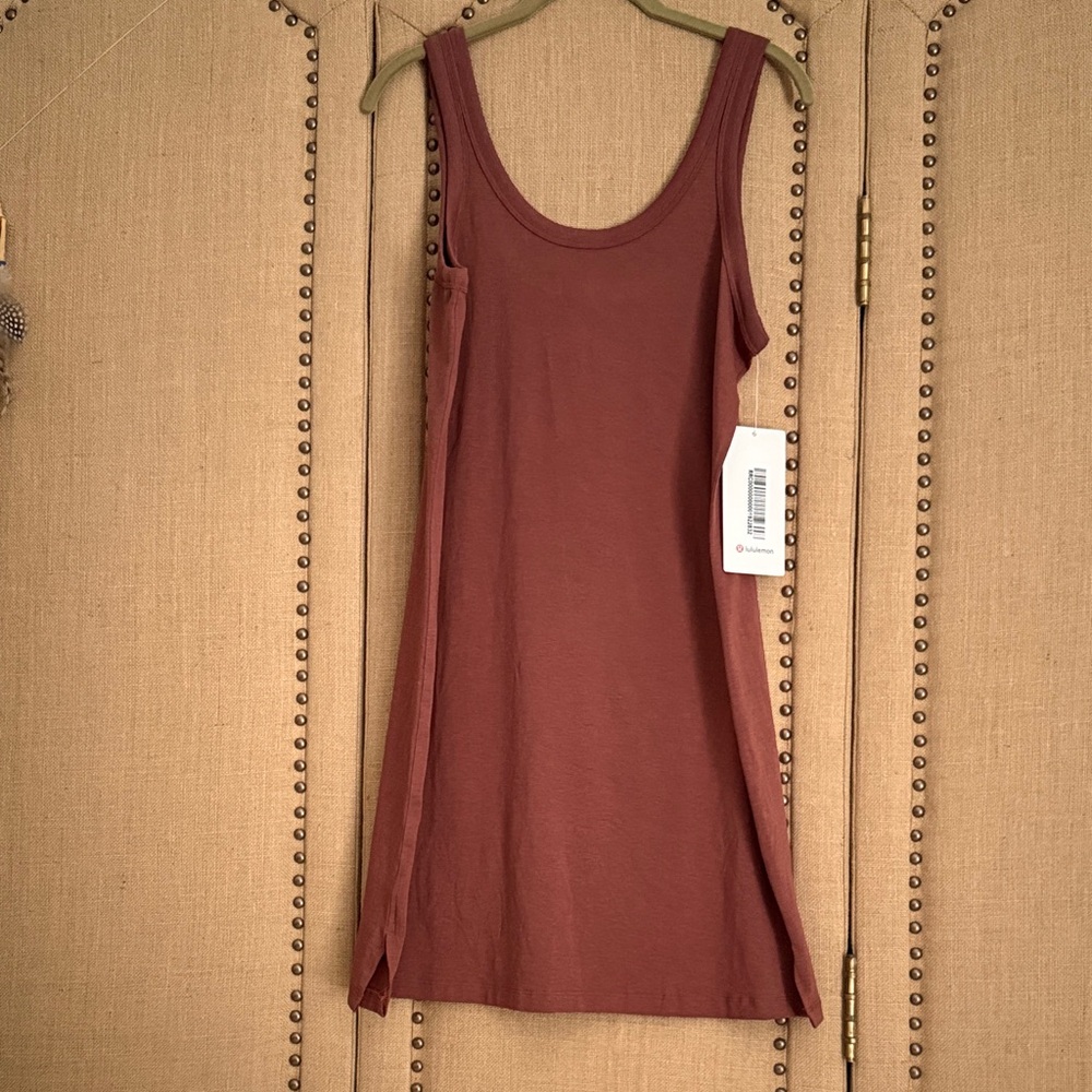 Lululemon Classic Fit Cotton-Blend Scoop Dress